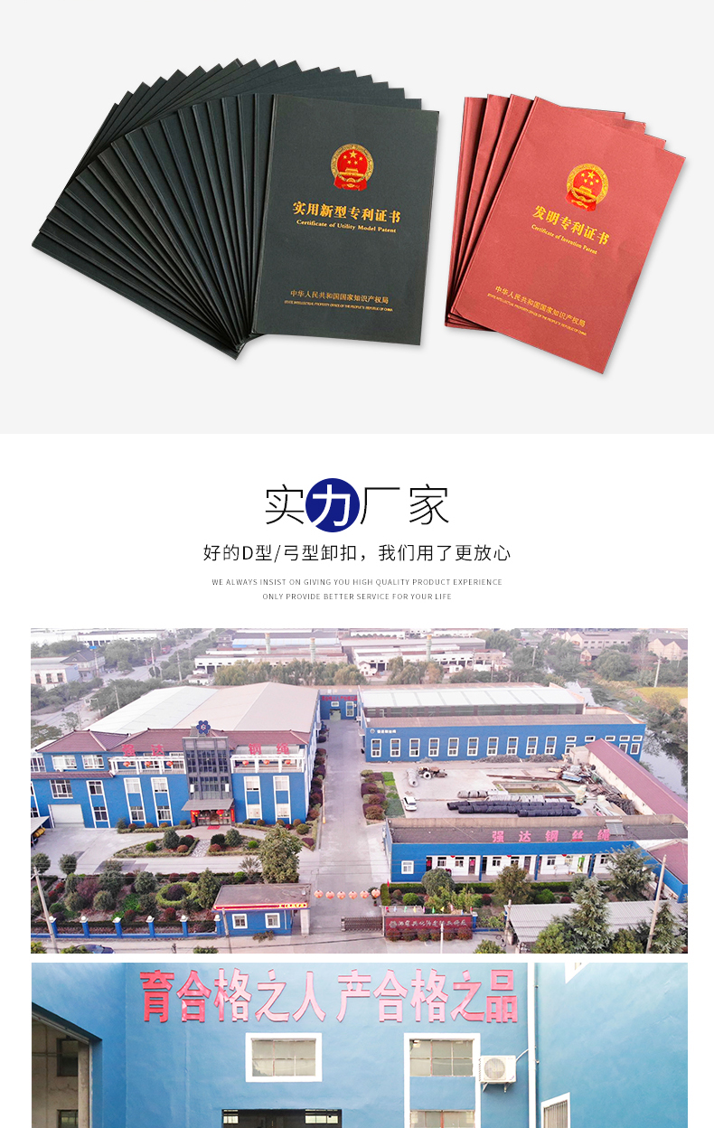 不銹鋼D型弓型卸扣_11